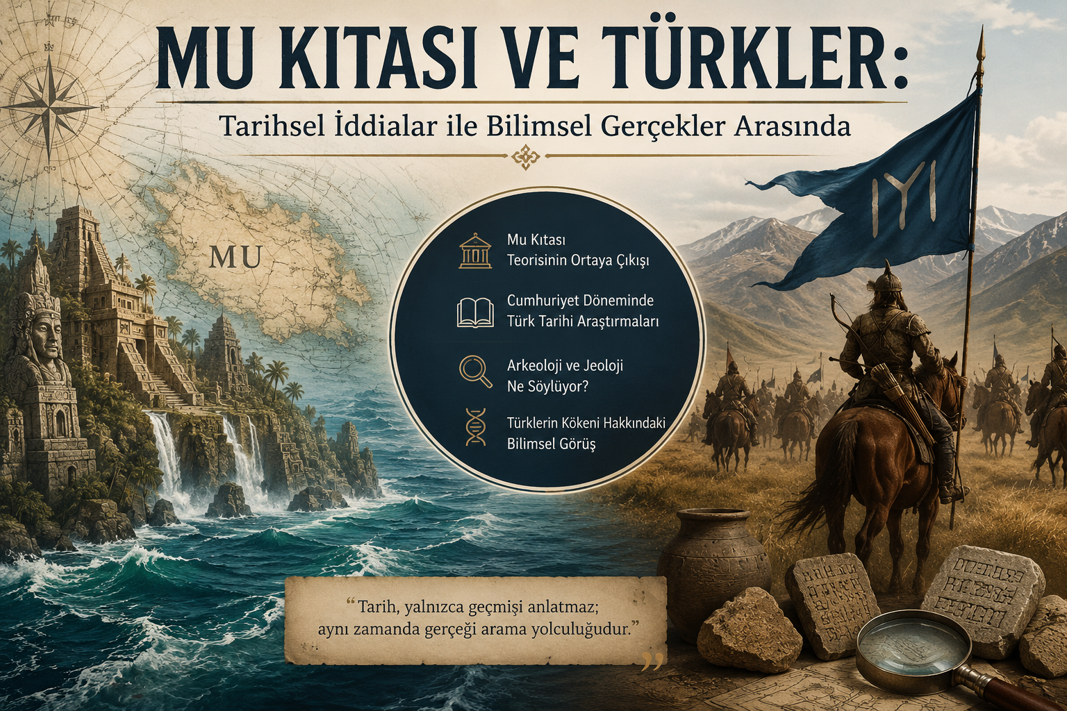 Mu Kıtası ve Türkler: Tarihsel İddialar ile Bilimsel Gerçekler Arasında